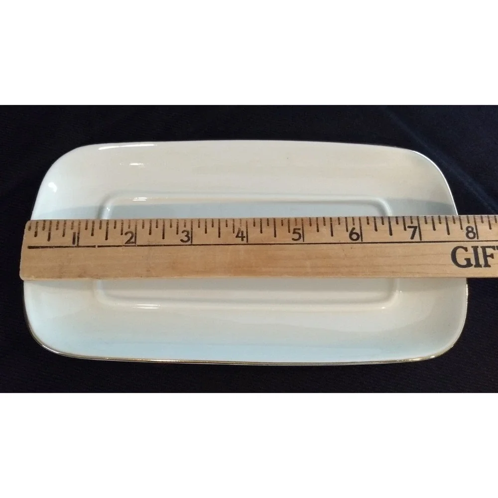 Formalities Covered Butter Dish Holly Collection Baum Bros Porcelain Holiday NEW
